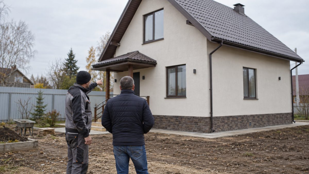 Выбор подрядчика для строительства дома: осмотр объекта бригады
