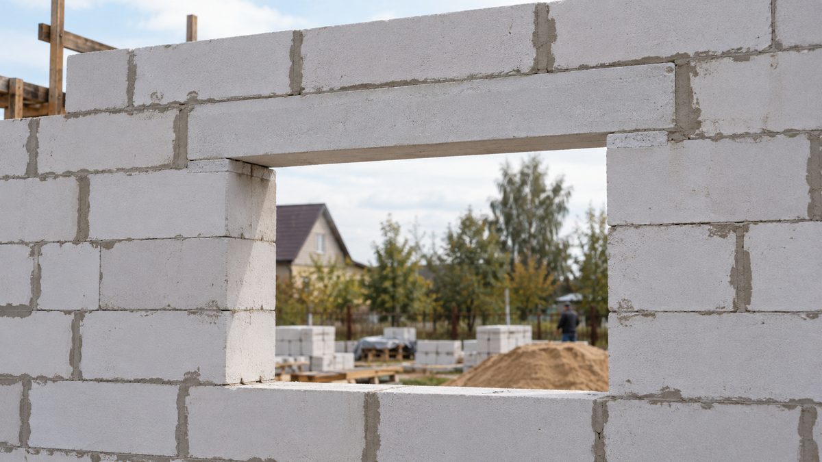 Перемычки над окнами: газобетонные перемычки в кладке стены